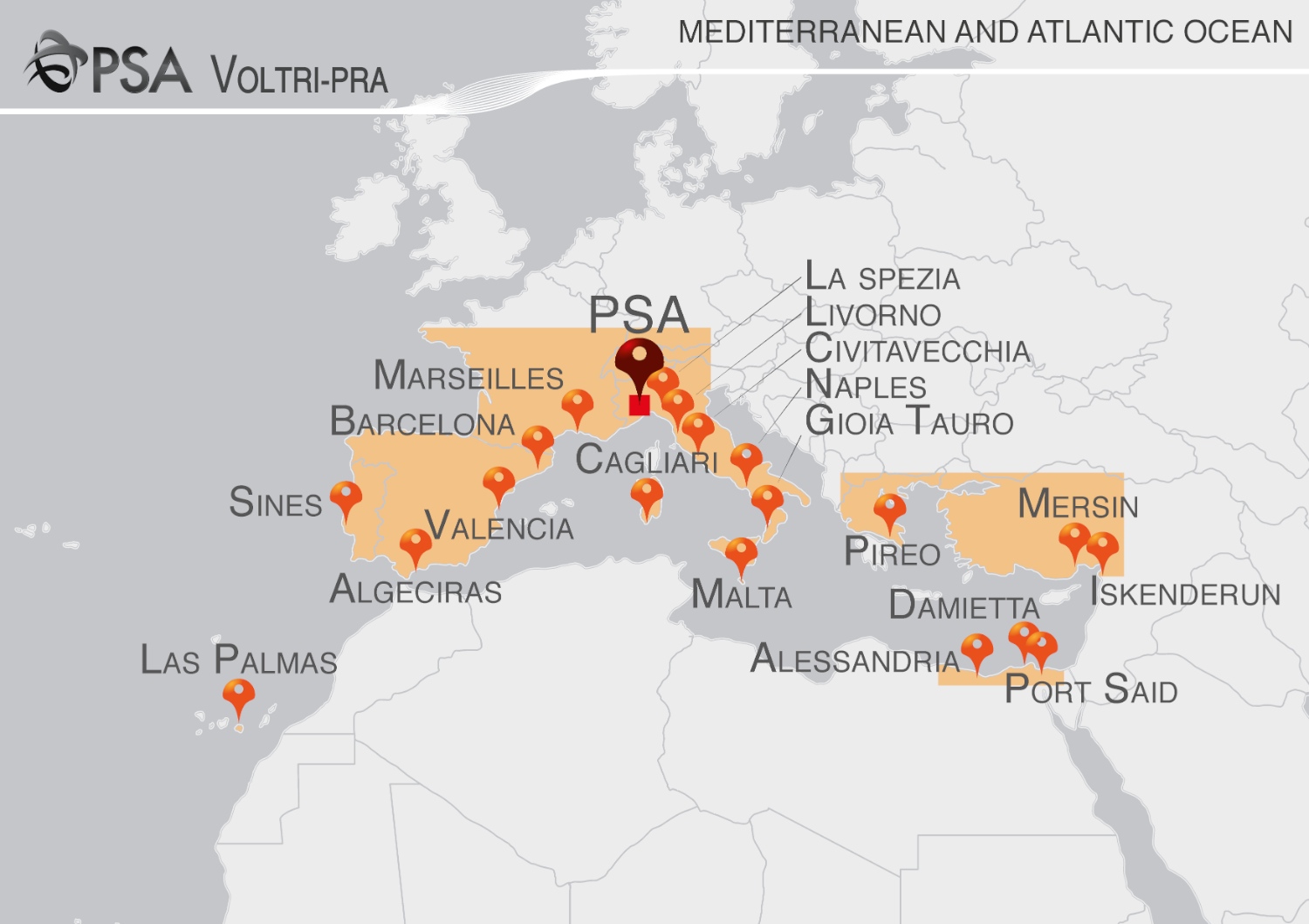 Mediterranean North Africa Maritime Connections